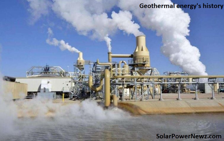 Geothermal energy's history