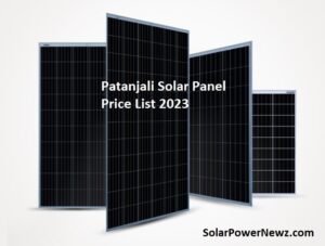 Patanjali Solar Panel Price List 2023